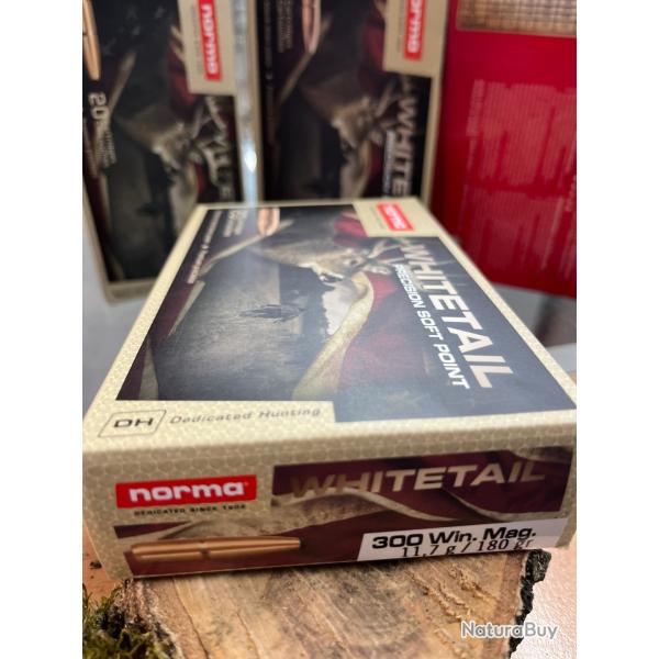 NORMA WHITETAIL 300 WIN MAG 180GR (BOITE DE 20)
