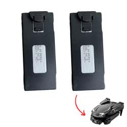 2&times; Batteries HD Professionnelles 1800 mAh pour Drone V88 8K - 3.7 V Li-Po, Pi&egrave;ces & Accessoires