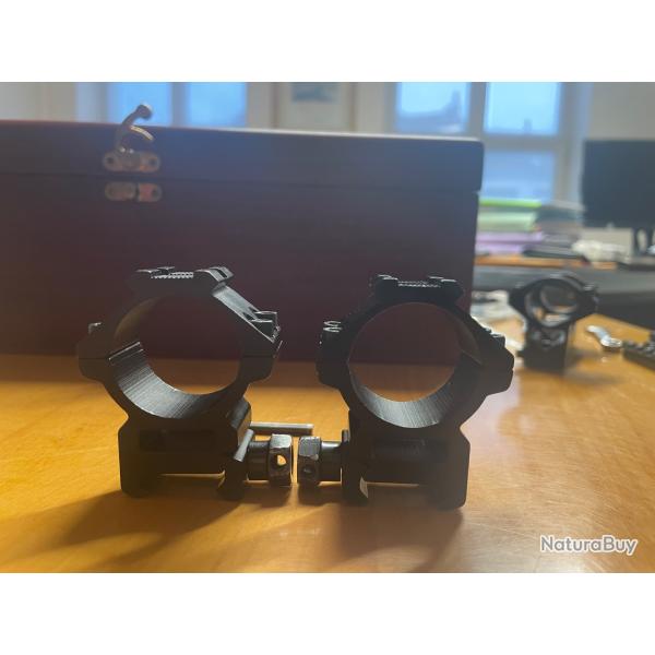 Colliers de fixation de lunette de tir