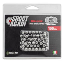 Boite de 100 billes Acier - 7,9 mm.