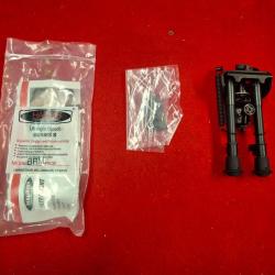 Bipied Harris 6 positions - T&ecirc;te fixe