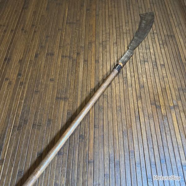 ARME D'HAST Fauchard De Pavillon Noir Indochine 19�me Si�cle