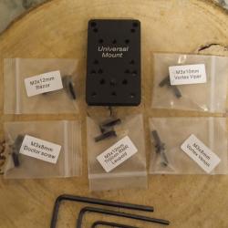 Base universelle plaque de montage pour glock point rouge vis&eacute;e laser etc LIVRAISON GRATUITE lettre