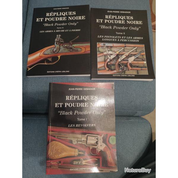 R�plique et poudre noire Jean-Pierre de Becker . Tome 1 2 et 3