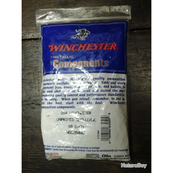 Douilles en 284 Winchester.