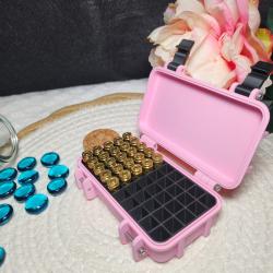 BOITE TRANSPORT MUNITION 9mm - BLACK PINK