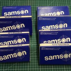 Lot de 8 boites vides Samson