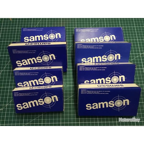 Lot de 8 boites vides Samson