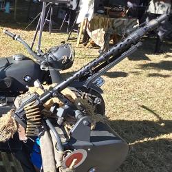 MG 34 avec syst&egrave;me gaz faite maison