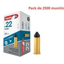 Munitions AGUILA calibre 22LR Bosquette longue "Colibri" x2500 