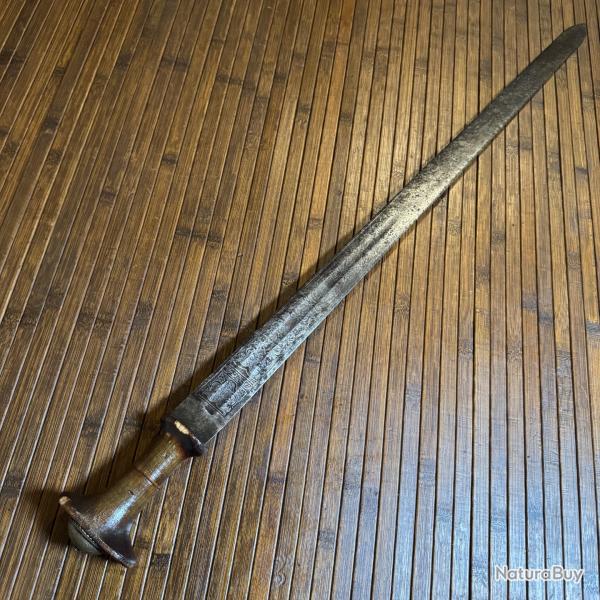 SABRE DU ROYAUME D'�THIOPIE LAME GRAV�E XlX �ME