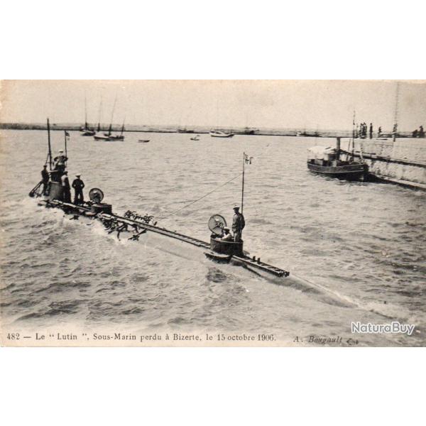 CPA -Marine Guerre - SOUS MARIN  -Le " LUTIN " - N� 4508