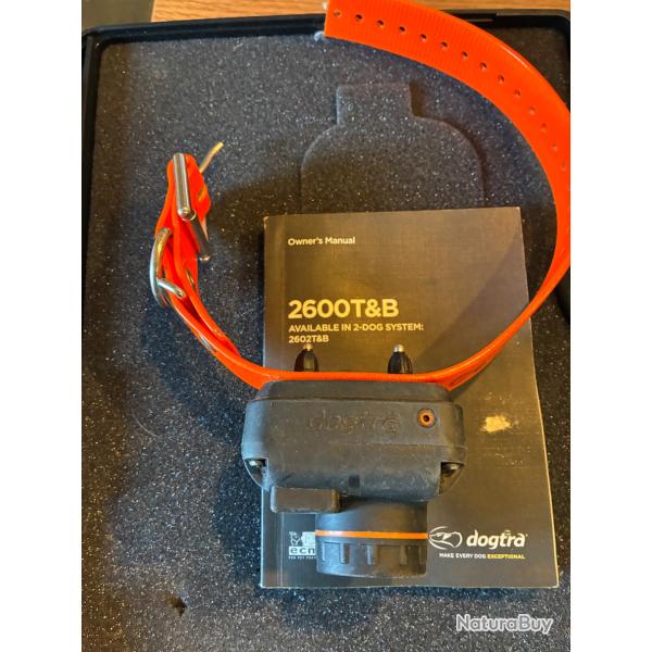 Collier de dressage DOGTRA 2600 T&B haut de gamme