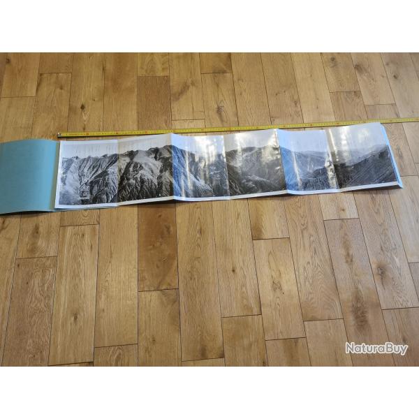 Photographie panoramique argentique - observatoire : Mont Penafessa