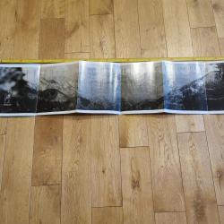 Photographie panoramique argentique - observatoire : cime du Fort