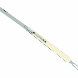 CUILLERE A DEGUSTATION 2P 14CM BLANC INOX