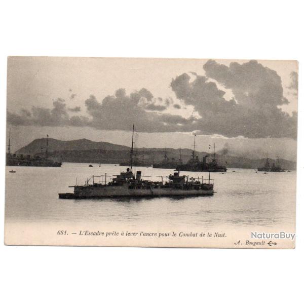 CPA -Marine de Guerre - " Le Escadre prete a lever lancre pour le Combat de la Nuit N�4513