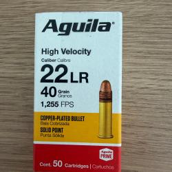 lot de 500 cartouches AGUILA 22LR - HV SP 40gr
