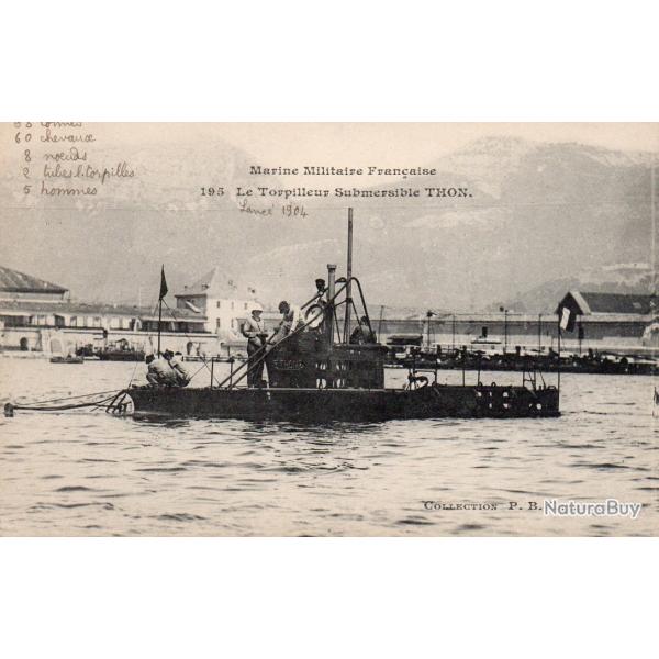 CPA -Marine de Guerre - Le Torpilleur Submersible "TRITON" N�4517