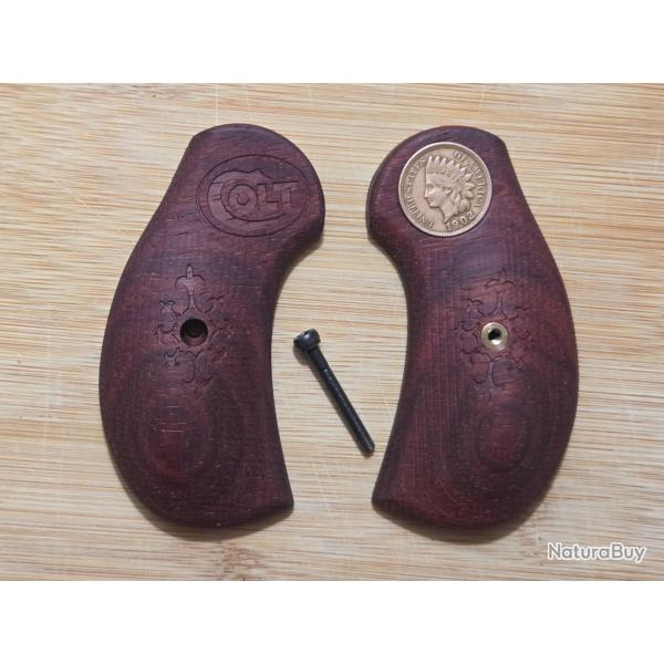 Plaquettes bois Colt 1902 (ou Colt 1878) Version One Cent USA