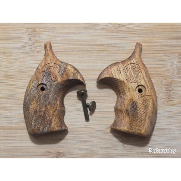 Plaquettes bois manguier Smith & Wesson Safety 32 (V2.2)