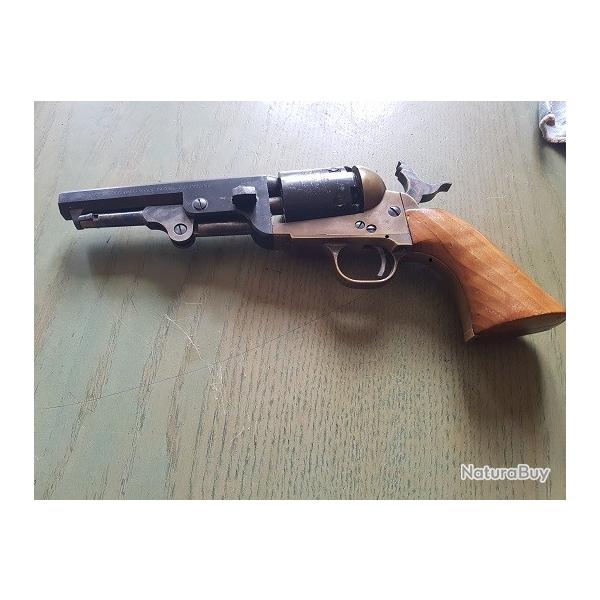 Ancien colt BLACK ROWDER ONLY MADE ITALY CALIBRE 36 1851 POUR COLLECTIONNEURS