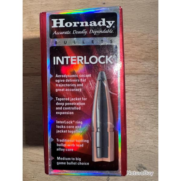 Ogives 9,3x62 Hornady Interlock SP-RP 286gr