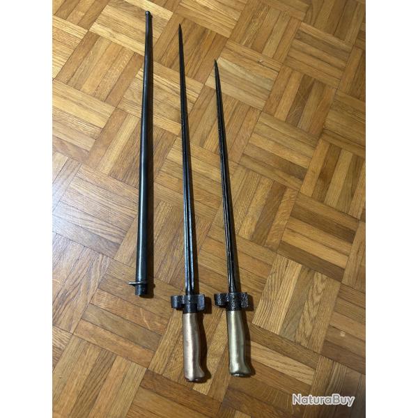 ba�onnette rosalie pour fusil Berthier - lebel