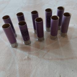 Douille cartonn&eacute;es vide amorc&eacute;e pour poudre T calibre 16.