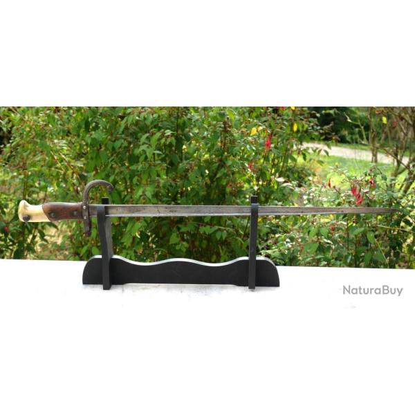 Ba�onnette r�glementaire fran�aise mle 1874 GRAS SF St Etienne Ao�t 1879 - ref FTN25GRA002