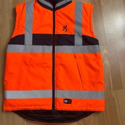 Blouson / Gilet orange sp&eacute;cial battue