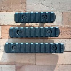 Lot 3 rails picatinny pour syst&egrave;me M LOK
