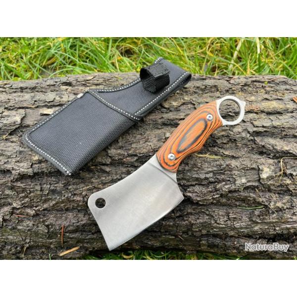 Couteau Couperet Type Karambit - Full Tang et Polyvalence Compacte ench�re