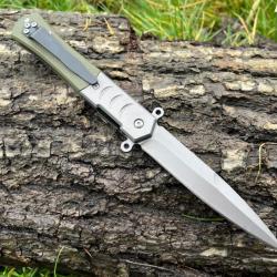 Couteau &agrave; Ouverture Assist&eacute;e RANGER vert ench&egrave;re