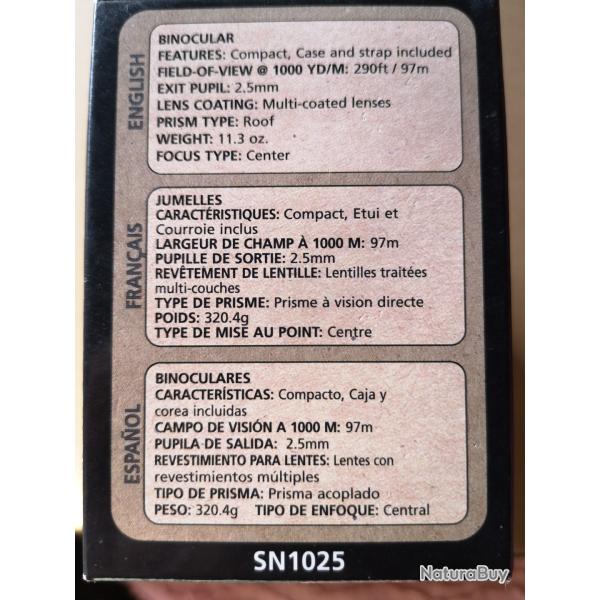 Jumelles compacte, binocular