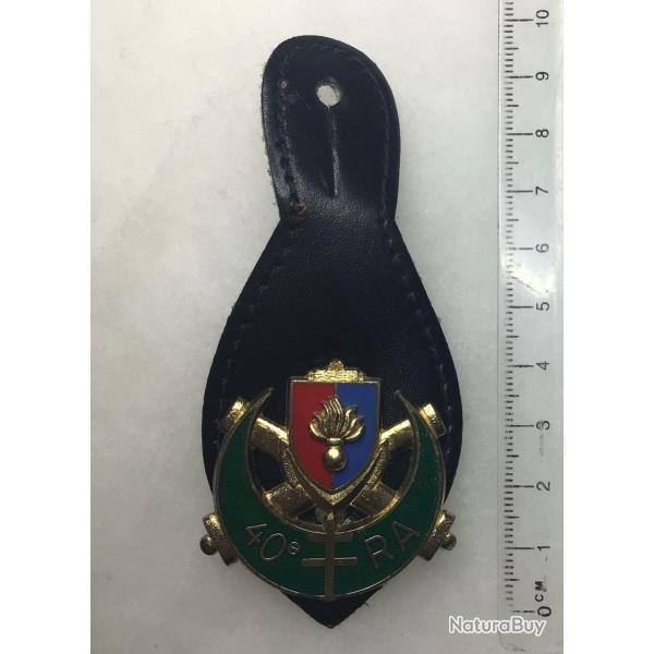 FRANCE ARTILLERIE - 40� R.A R�giment d'Artillerie Drago 953 + cuir