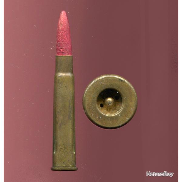 .303 British Drill D Mark VIII - balle bois rouge - �tui flut� - production Anglaise de guerre 1942