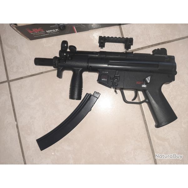Pistolet mitrailleur MP5K cal. 6 mm airsoft