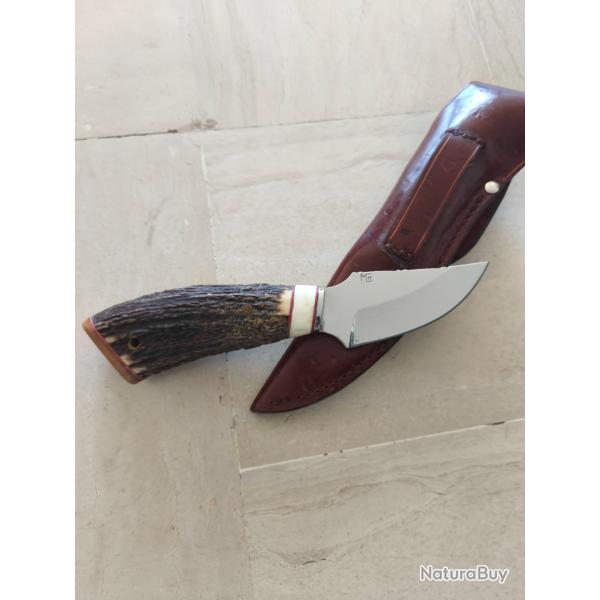 Skinner G�rard masse manche cerf et ivoire de mamouth