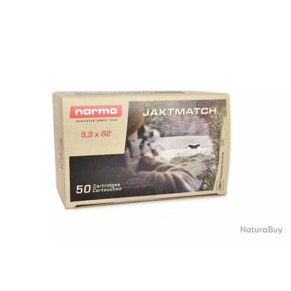 Munitions Norma FMJ Jackmatch 9 3x62 15GR 232 grains