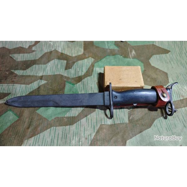 Ba�onnette fran�aise MAS 49/56 D-RM + fourreau cuirasse COMPLET