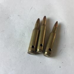 VENDU PAR LE-CUIRASSIER LOT 3 BALLES CALIBRE 222 MM CHASSE COLLECTOR NEUTRALIS&Eacute;ES