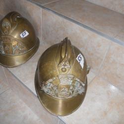 casque de pompier lot de 2