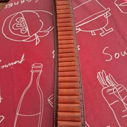 Cartouchiere cuir 30 tubes calibre 20