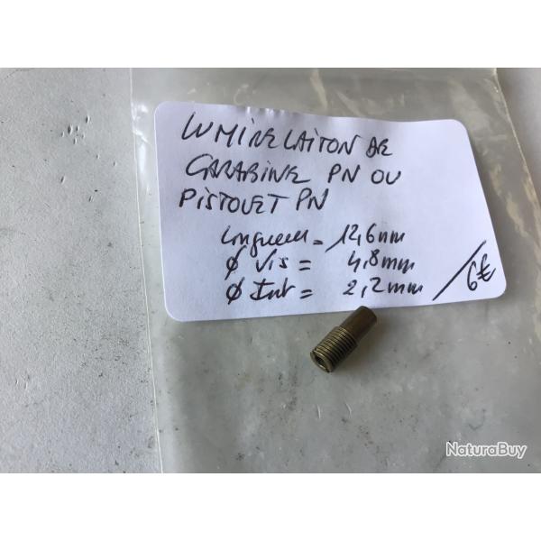 VENDU PAR LE-CUIRASSIER LUMI�RE LAITON POUR CARABINE OU PISTOLET POUDRE NOIRE