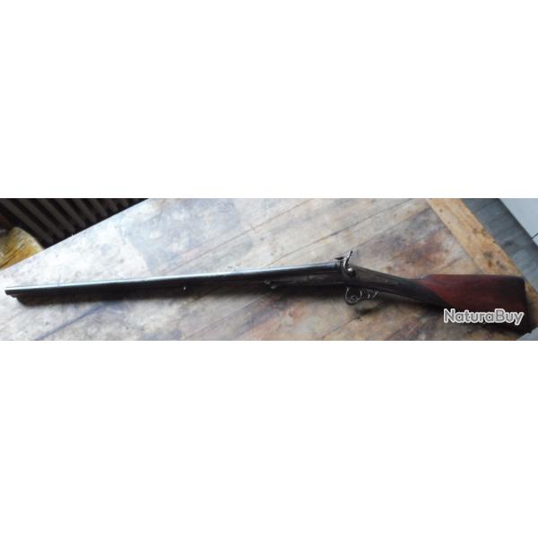 fusil de chasse a broche ancien calibre 16 poudre noire