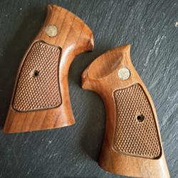 Plaquettes Bois - Smith & Wesson K/L Square Butt