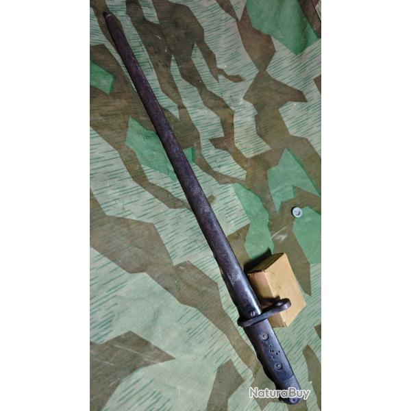 Ba�onnette belge FN Mauser M1889 Mle 1916 double tranchant matching 28909 !