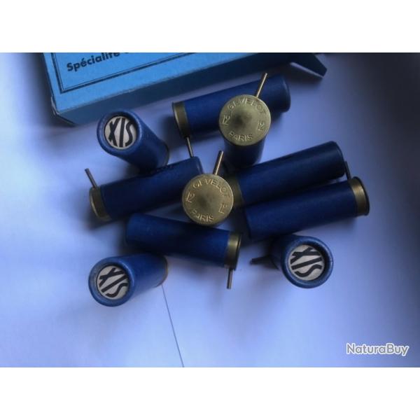 Boite 10 Cartouches Calibre 12 � Broche GEVELOT Plomb 6