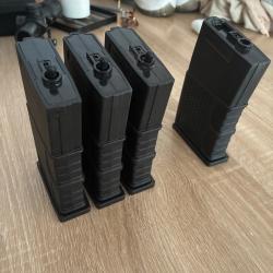 3 Chargeur AEG 100 Billes pour TR16 + 1 high cap